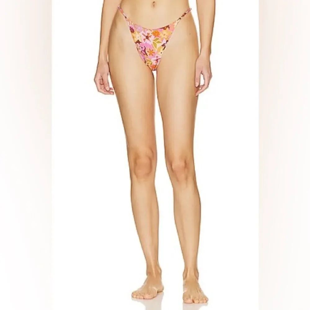 NWT REVOLVE Isle Bikini Bottom in Retro Pop STONE FOX SWIM Size Small